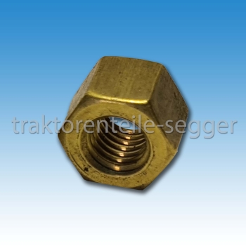 Krümmermutter Messing Deutz